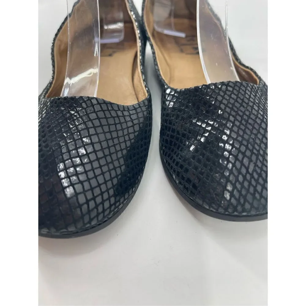 FSNY French Sole NY Zappa low wedge shoe ballet flats shoes made in Italy 6.5